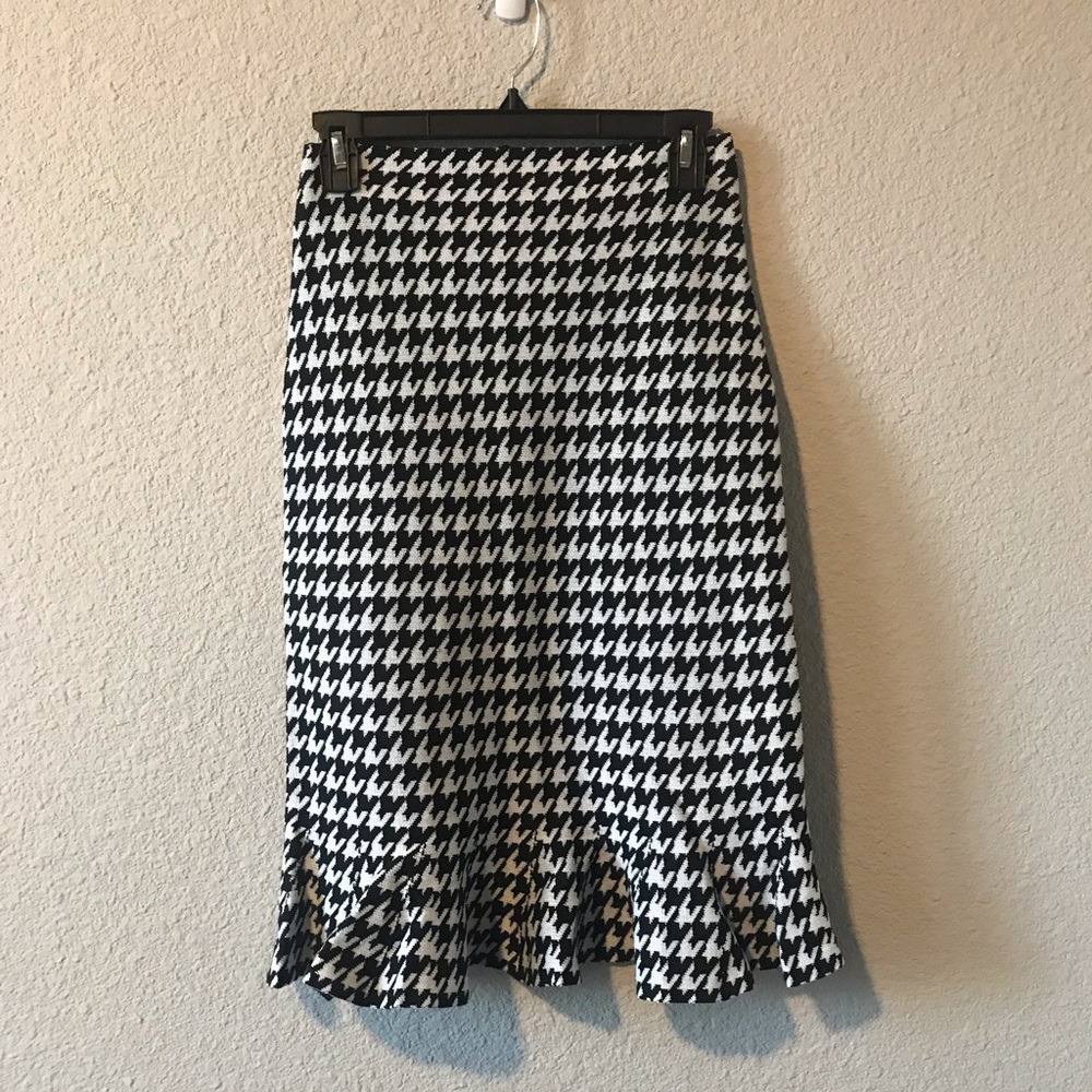 Houndstooth Mermaid Skirt